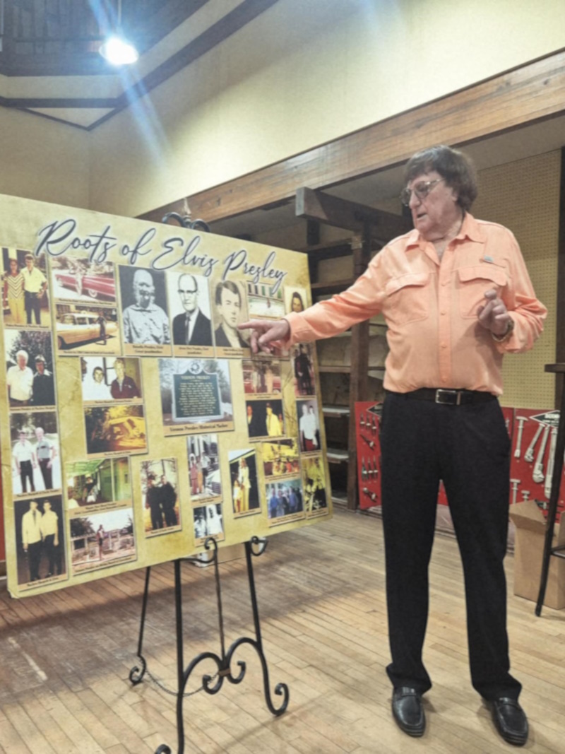 Mackey giving the presentation